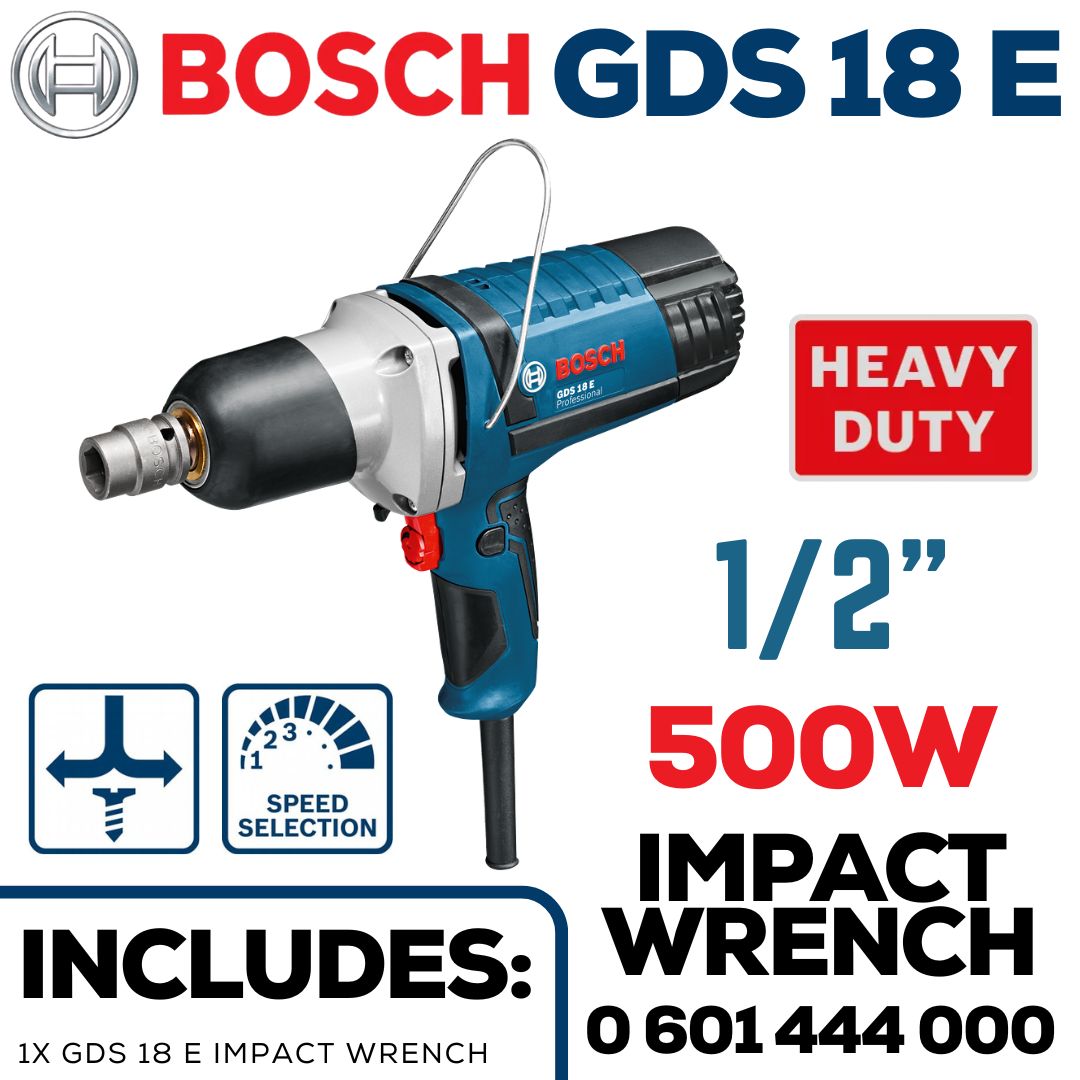 Bosch Impact Wrench 500W Heavy Duty | 1/2" | Shop Online