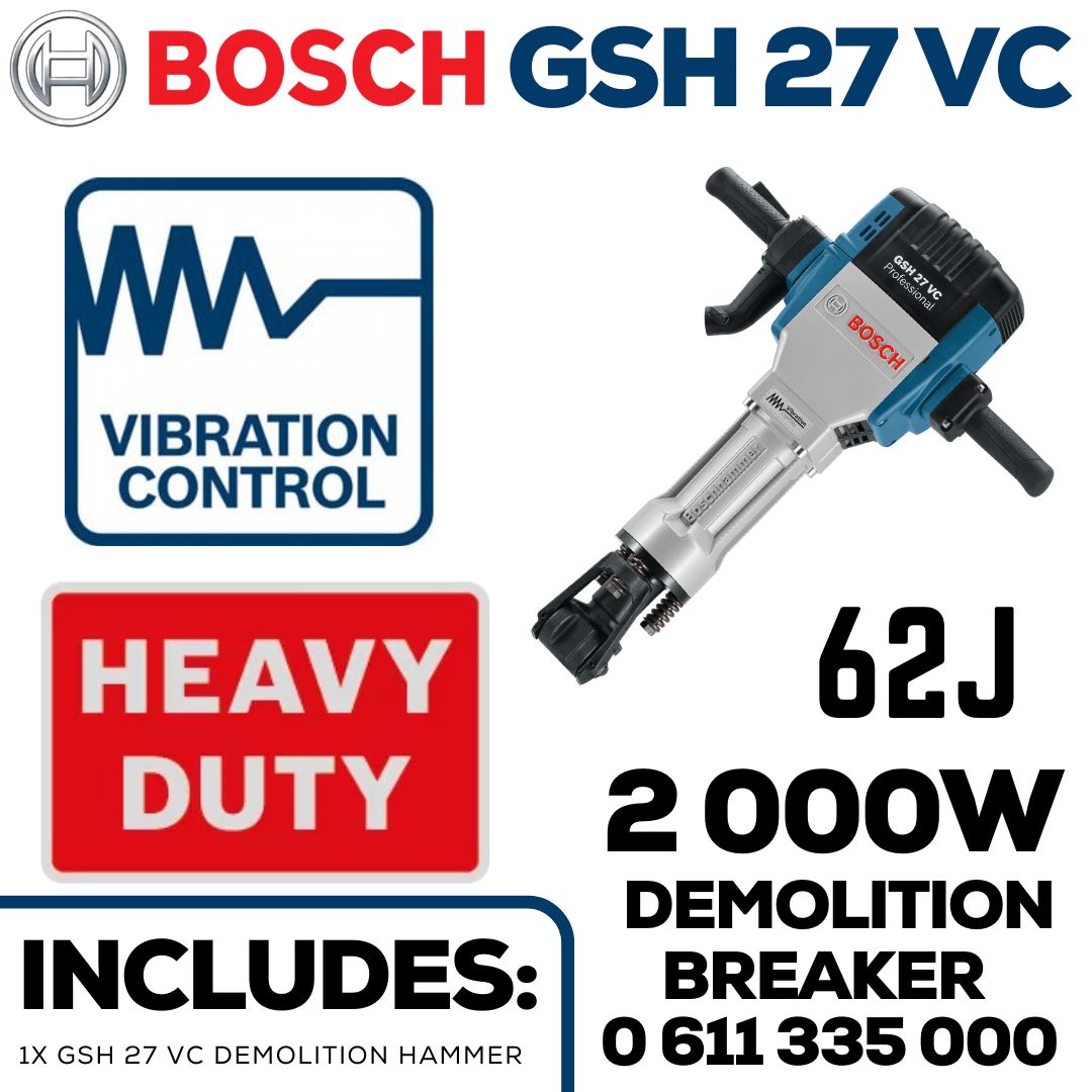 Bosch Heavy Duty Electric Demolition Breaker | Shop online