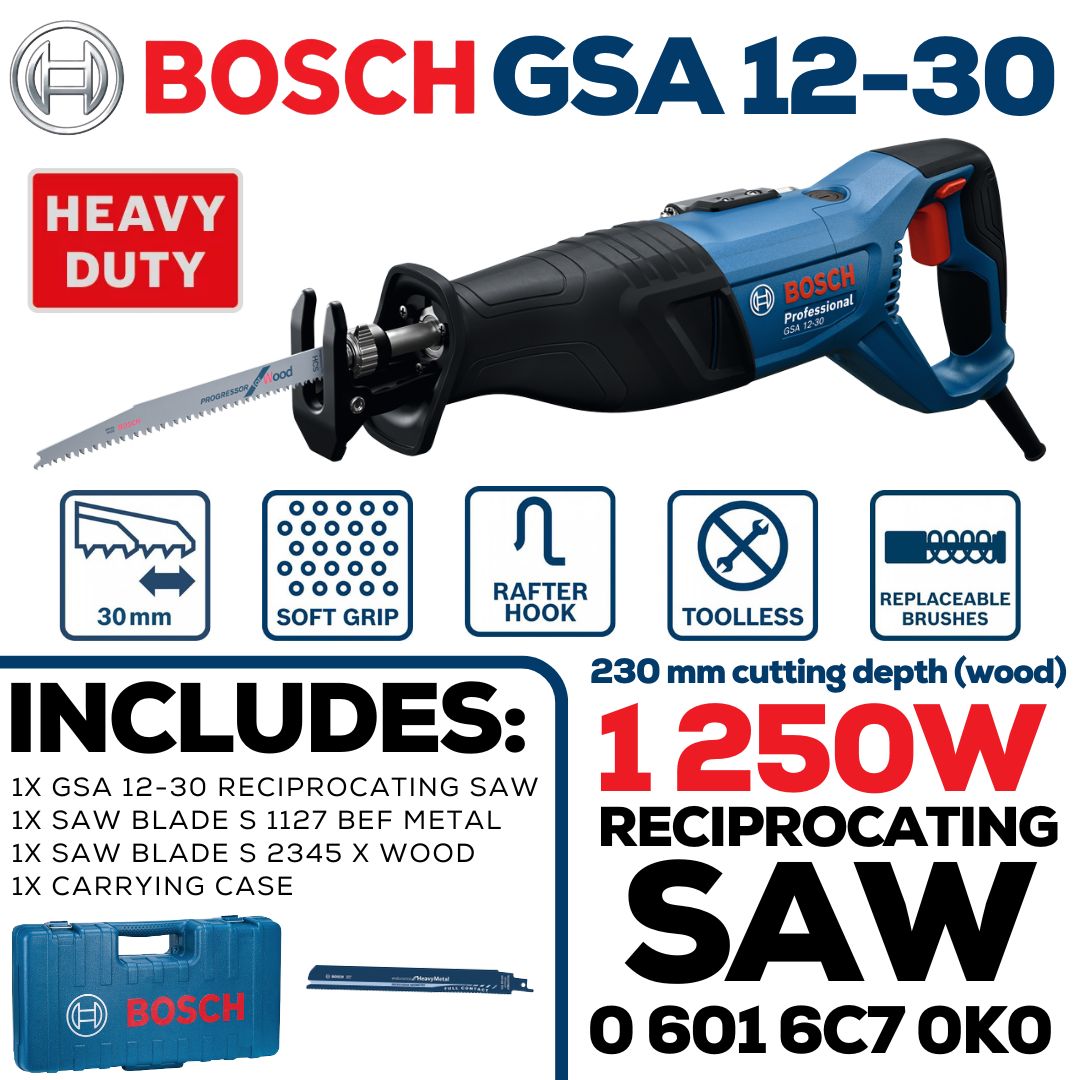 Bosch 1250W Sabre Saw | GSA 12-30