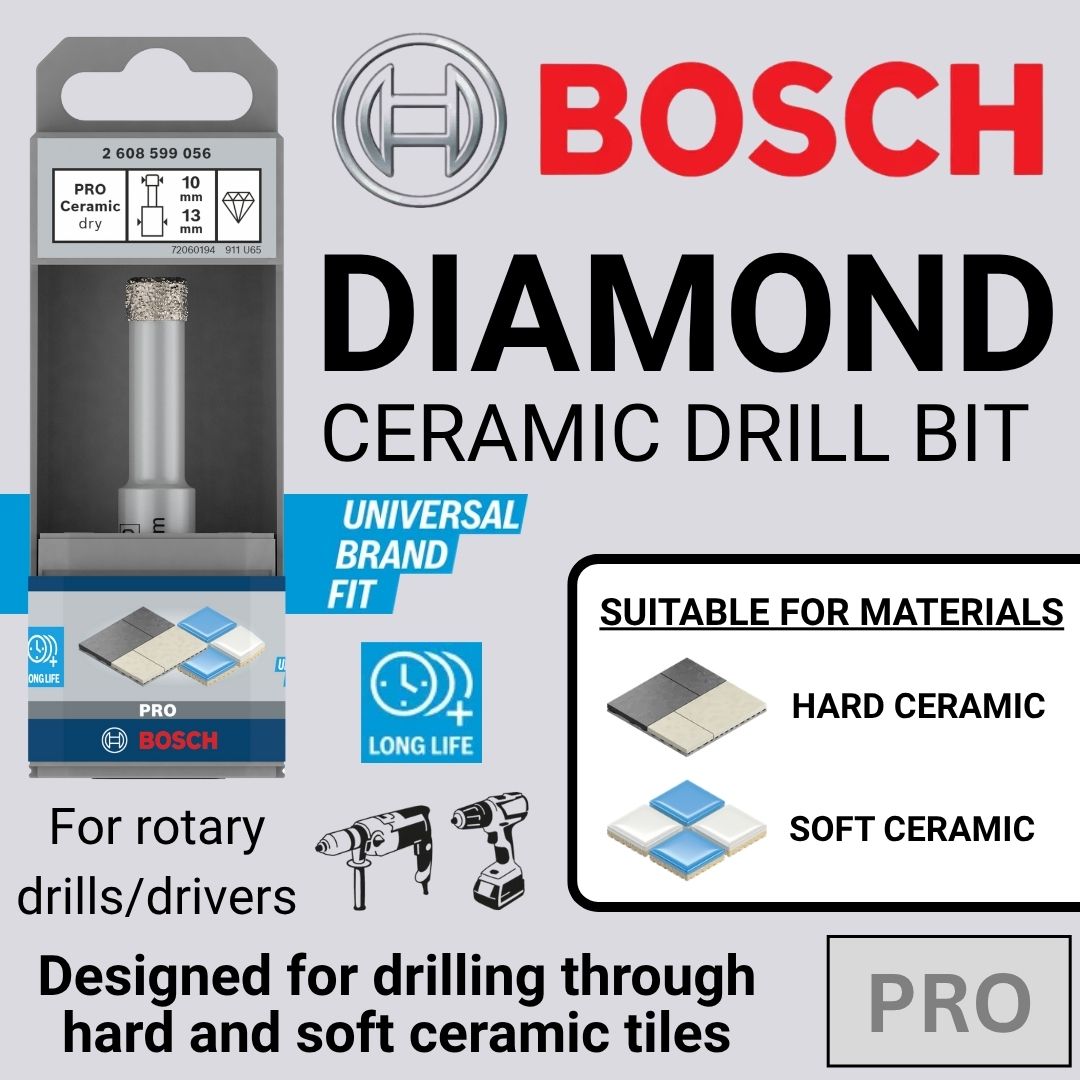 Bosch Pro Diamond Drill Bit for Ceramic