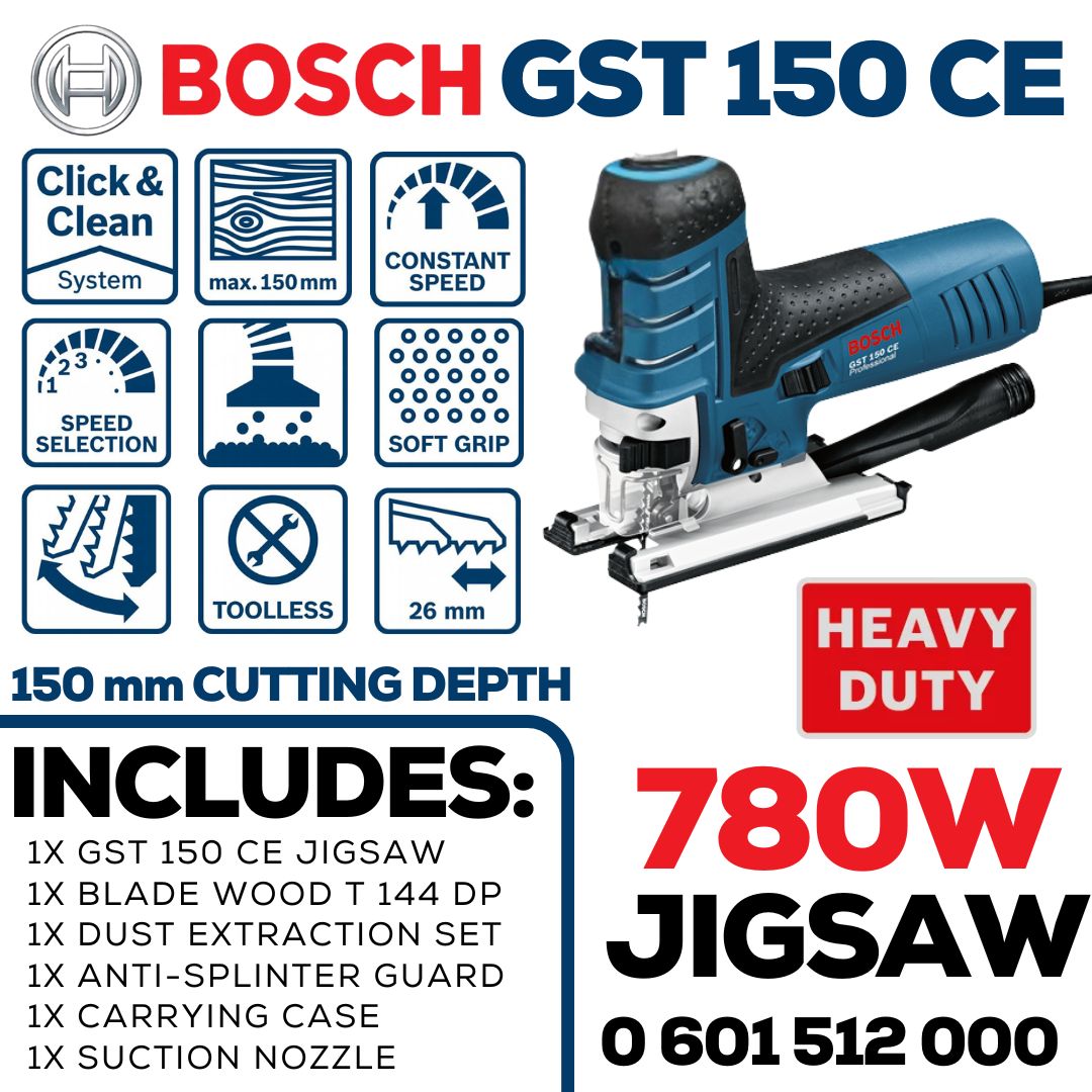 Bosch Professional Jigsaw 780W | GST 150 CE