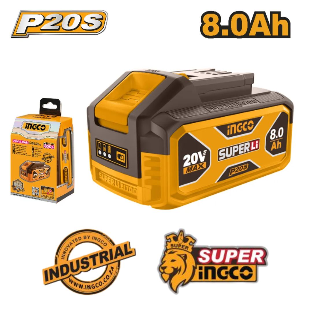 Ingco 20V Battery 8.0Ah | FBLI2108 