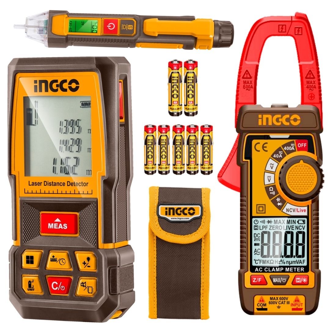 Ingco Laser Distance Measure Kit 100m - Bethanie Hardware