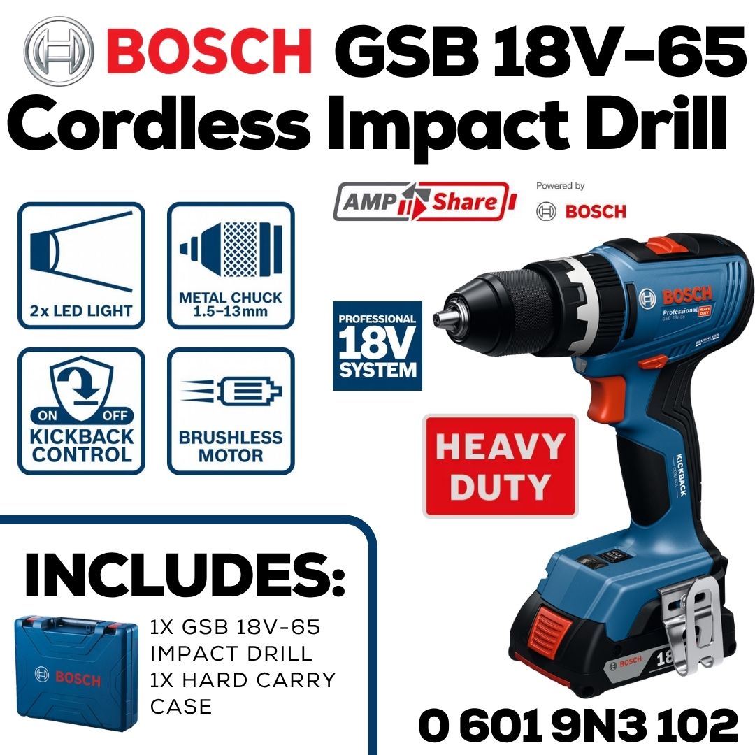 Bosch 18V Impact Drill | GSB 18V-65