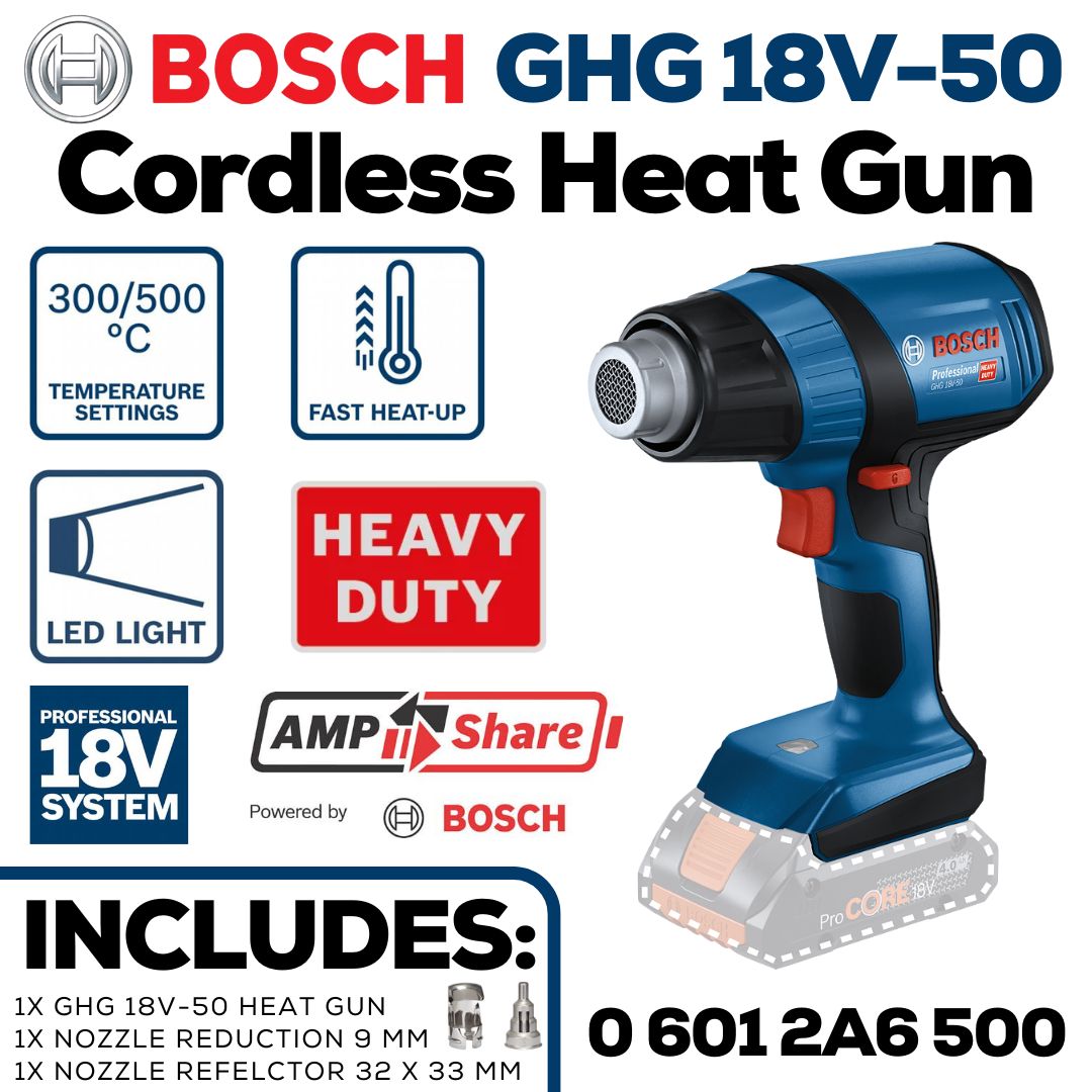 Bosch Professional 18V Heat Gun | GHG 18V-50