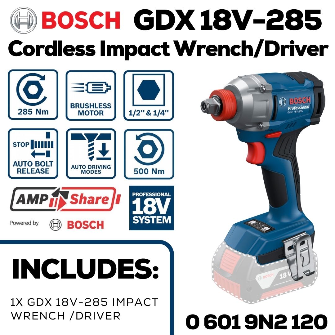 Bosch Professional 18V Wrench/Driver | GDX 18V-285