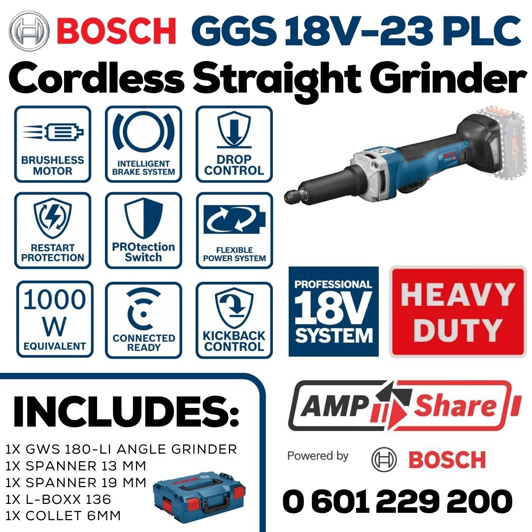 Bosch Professional Cordless Die Grinder | GGS 18V-23 PLC