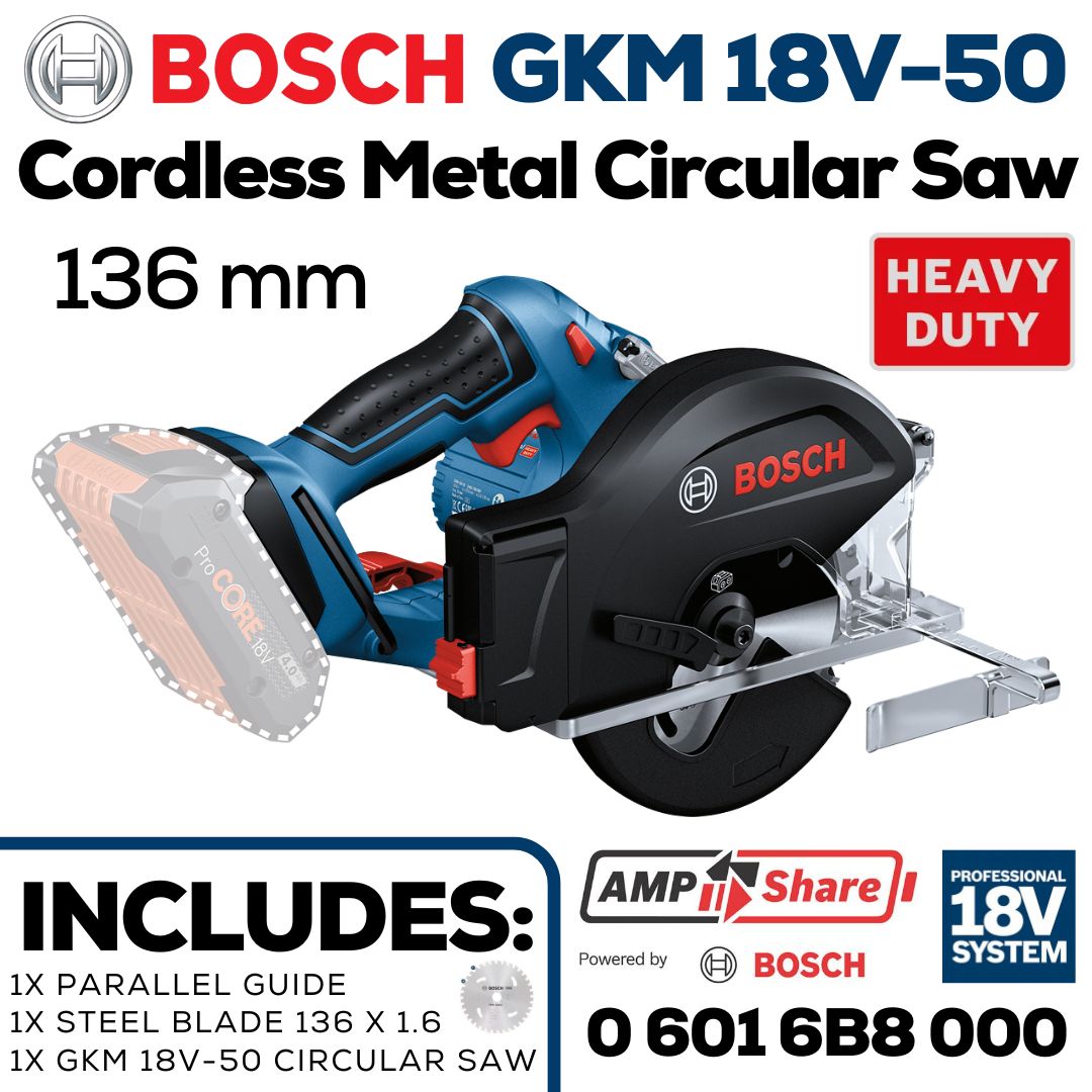 Bosch Professional Cordless Metal Circular Saw | GKM 18V-50 | Bethanie Hardware