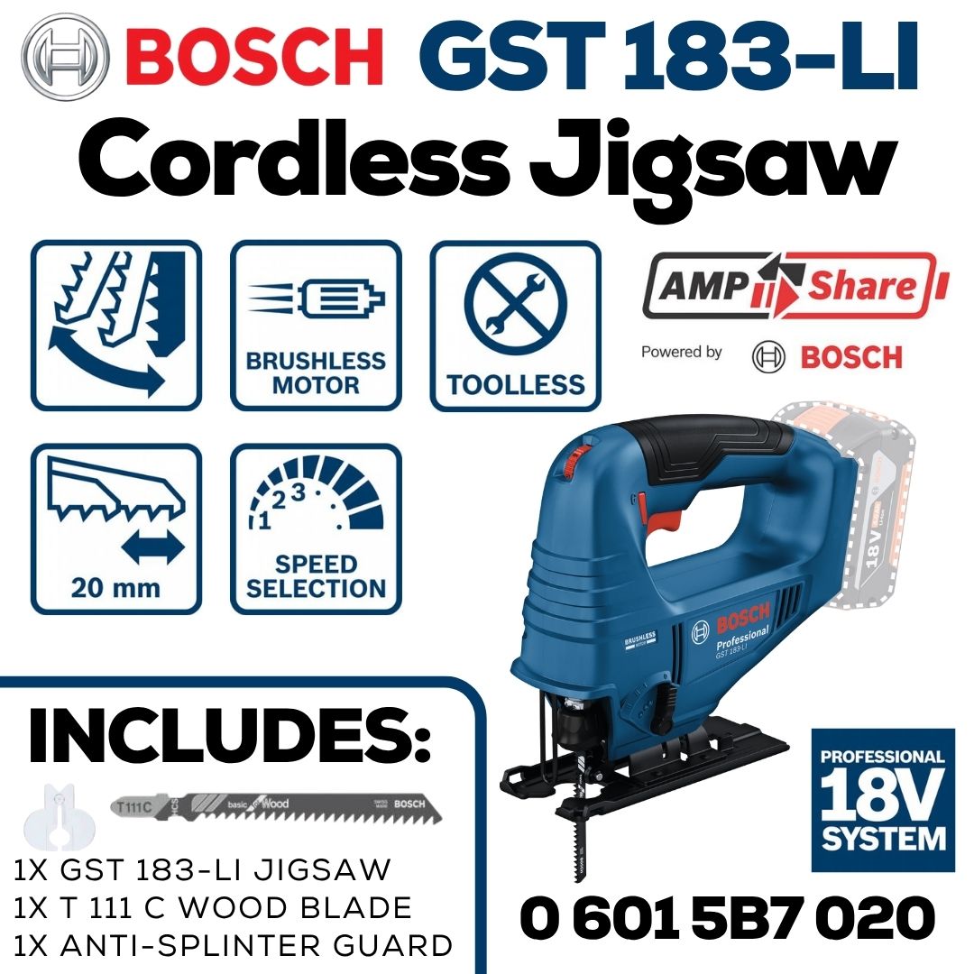 Bosch 18V Jigsaw Brushless | Bethanie Hardware