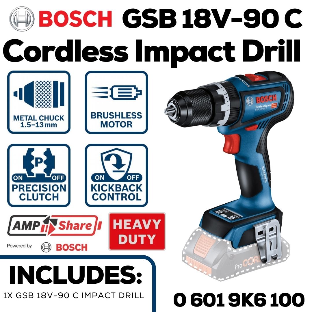 Bosch 18V Impact Drill | GSB 18V-90 C