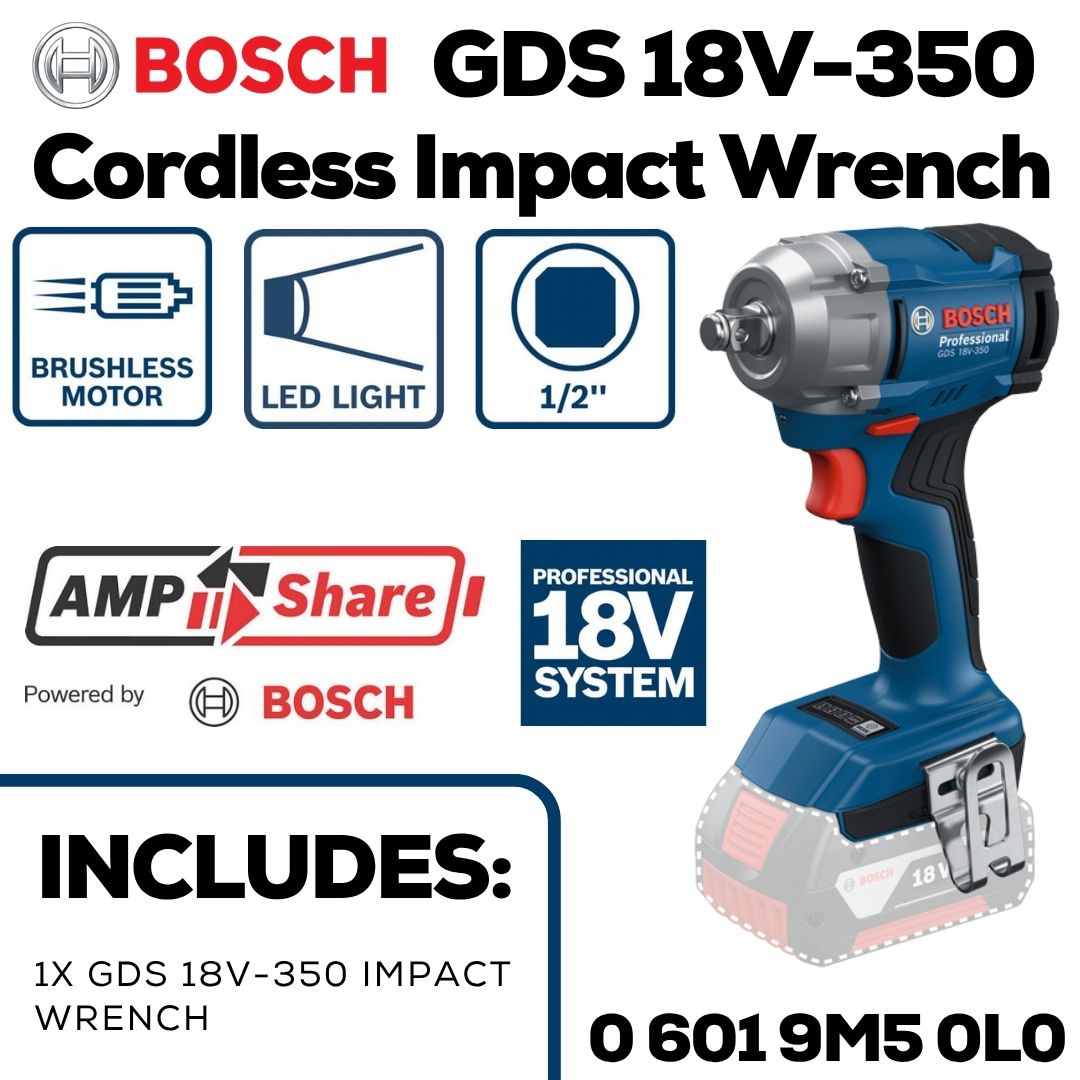 Bosch Professional Cordless Impact Wrench | GDS 18V-350