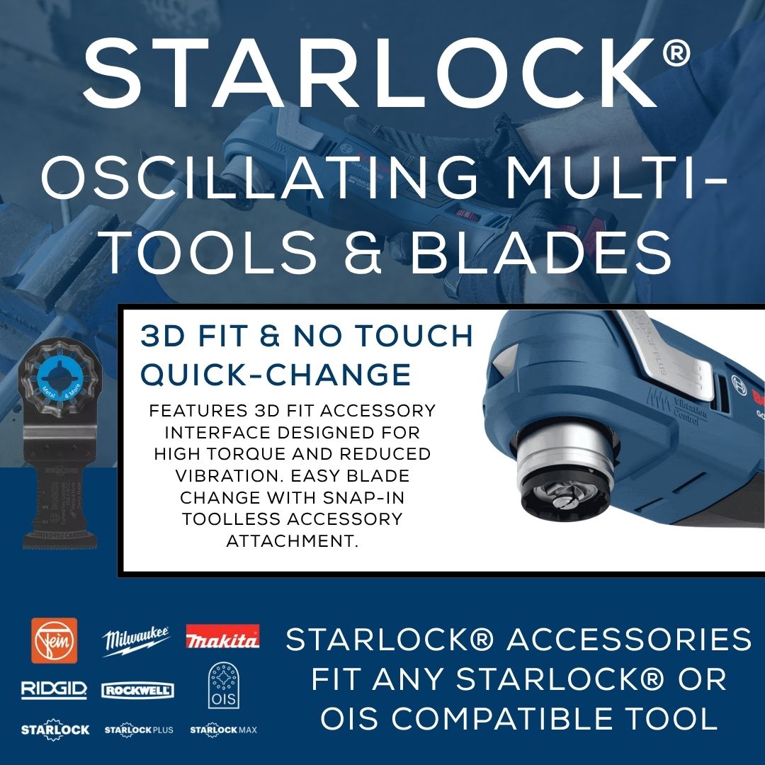 Bosch Professional Cordless Oscillating Multitool | Starlock System