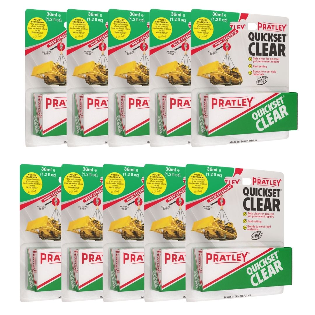 Pratley Quickset Clear - Buy Bulk and Save