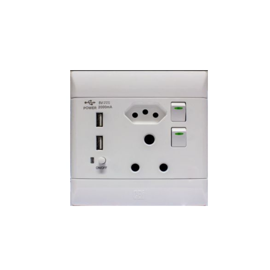 Cbi Wall Socket Usb Euro 4x4 Bethanie Hardware 2846