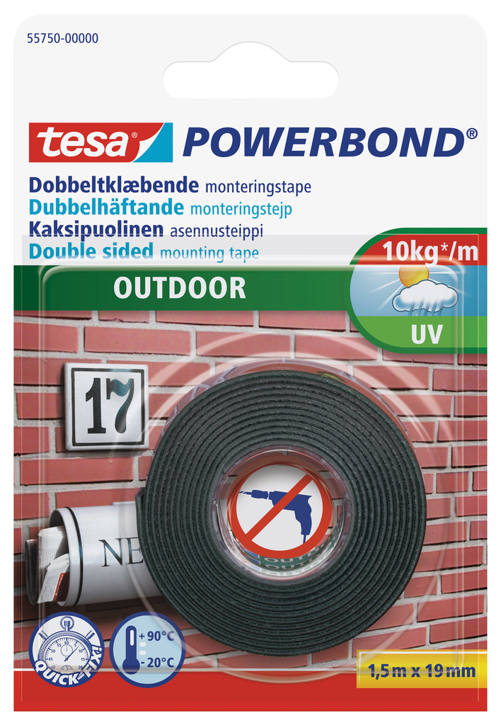 tesa Powerbond Outdoor 1,5mx19mm