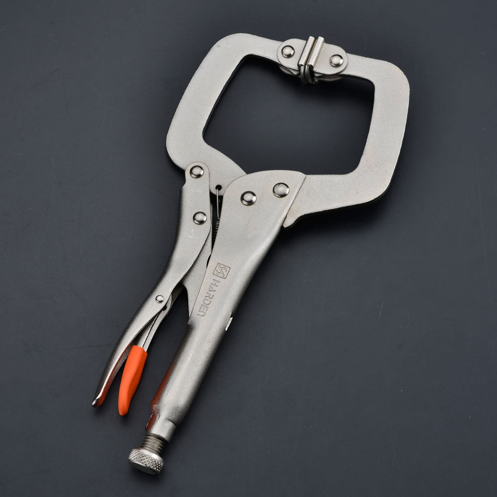 Harden 11" (275mm) C-Clamp Lock Grip Plier fixed clamp