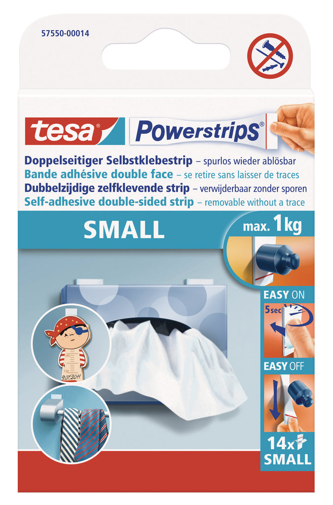 tesa Powerstrips Small 14 Strips