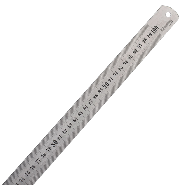 Verhard 1000 mm vlekvrye staal liniaal