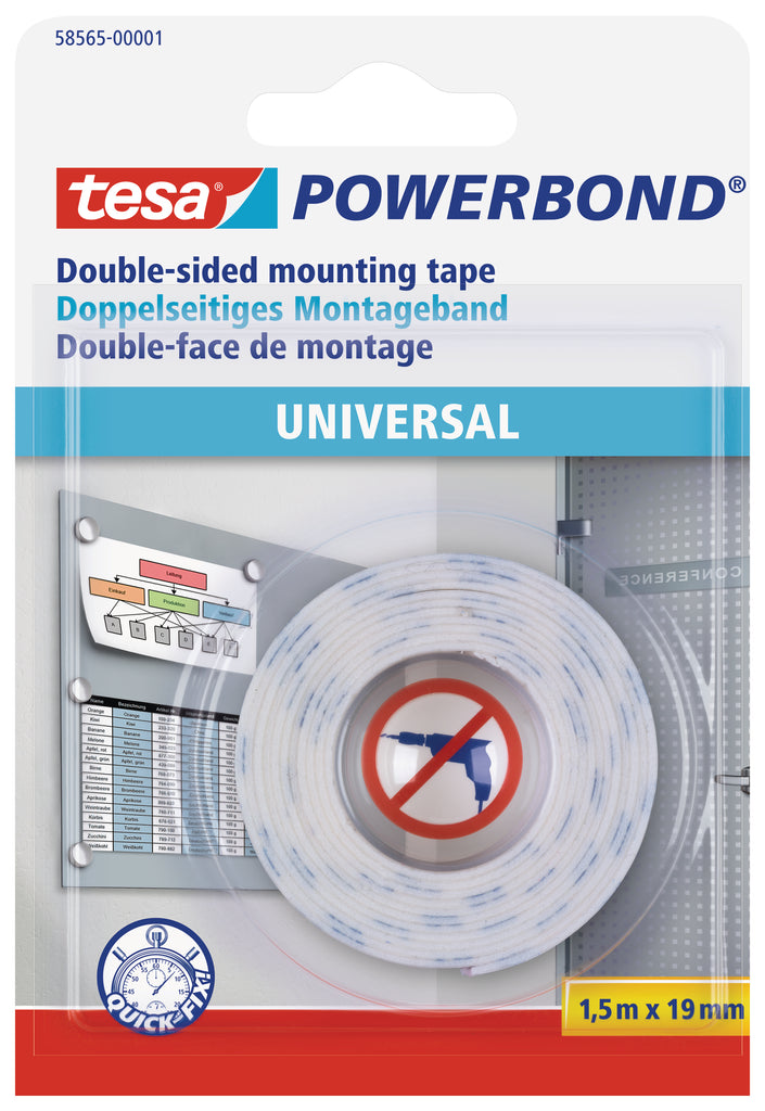 tesa Powerbond Universal 1,5mx19mm