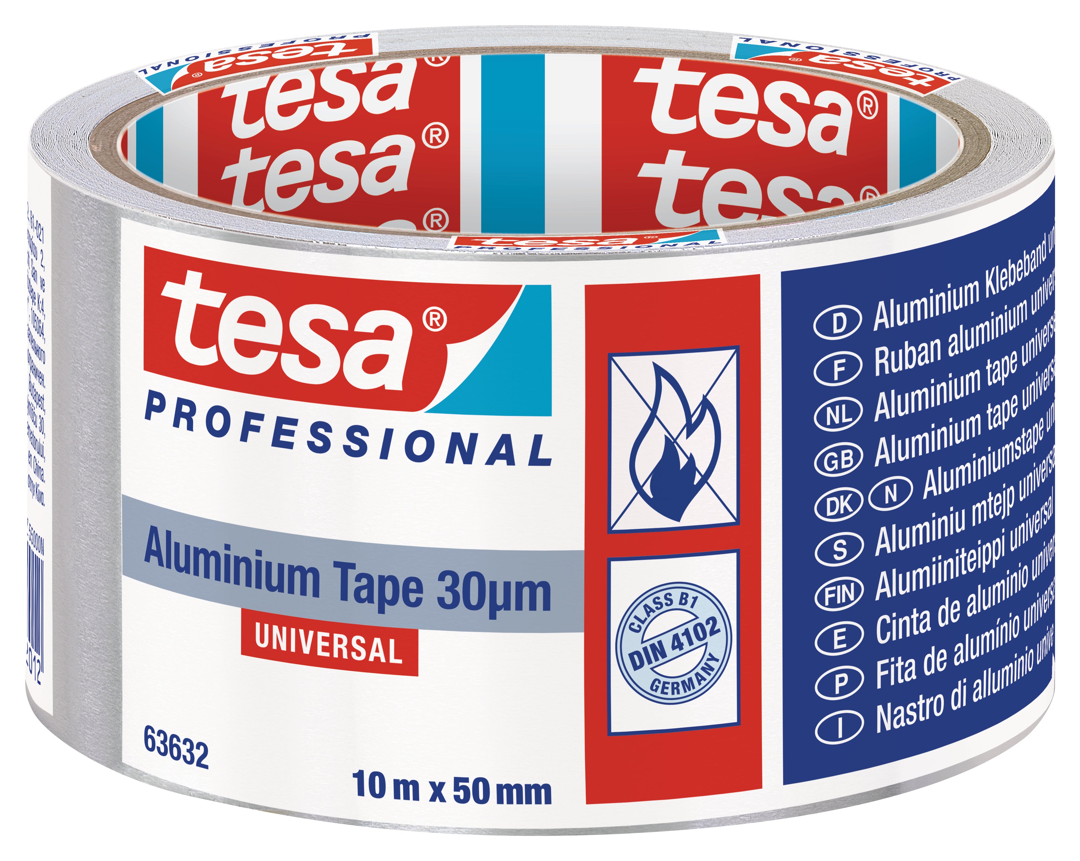 tesa Alu Tape 10mx50mm Silver
