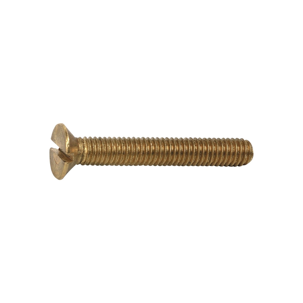 Ruwag Machine Screw Brass Counter Sunk Slotted 5x30mm (5)