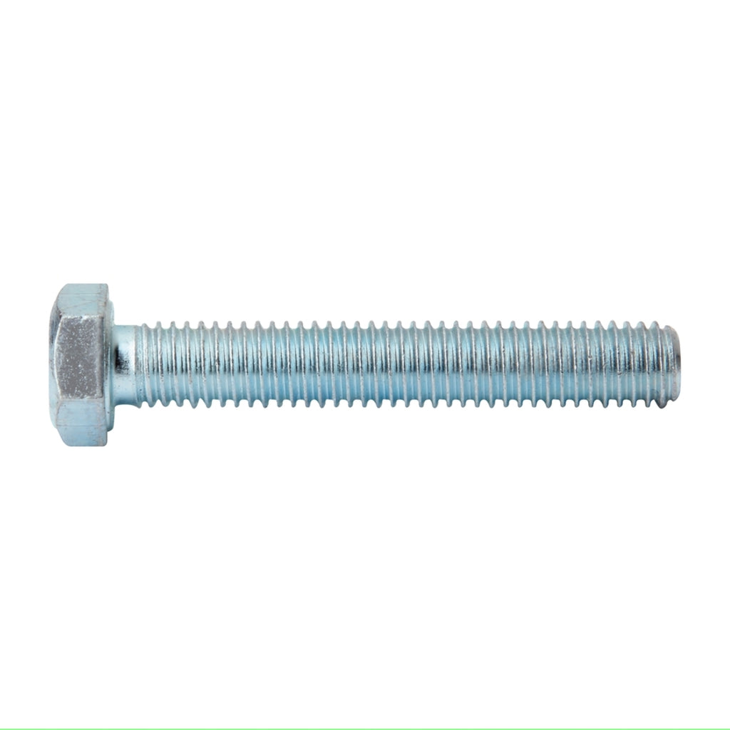 Ruwag Mild Steel Set Screw & Nut Zinc Plated 10x20mm (5)