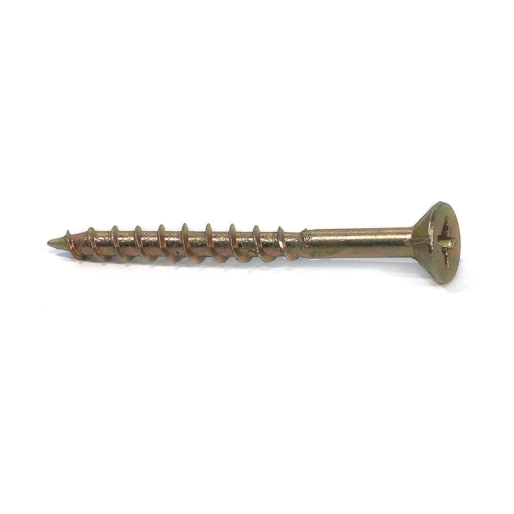 Ruwag Chipboard Screw Yellow Passivated 3.5x25mm (400)