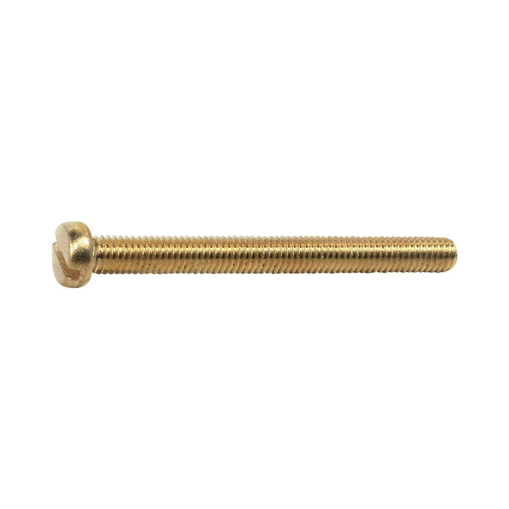 Ruwag Machine Screw Brass Cheese Head Slotted 5x40mm (5)