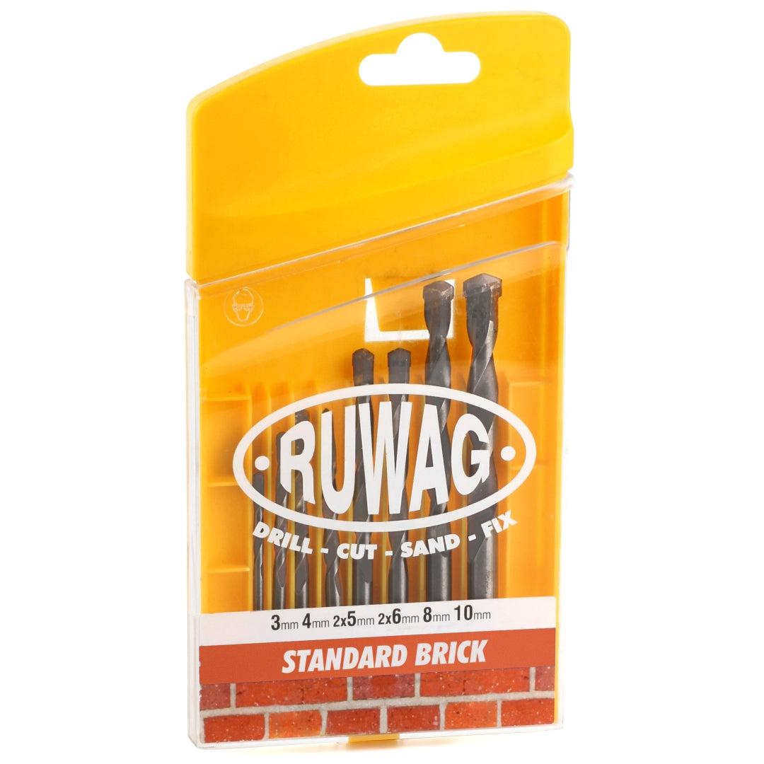 Ruwag 8pce Standard Brick 3-10mm Boorpunt