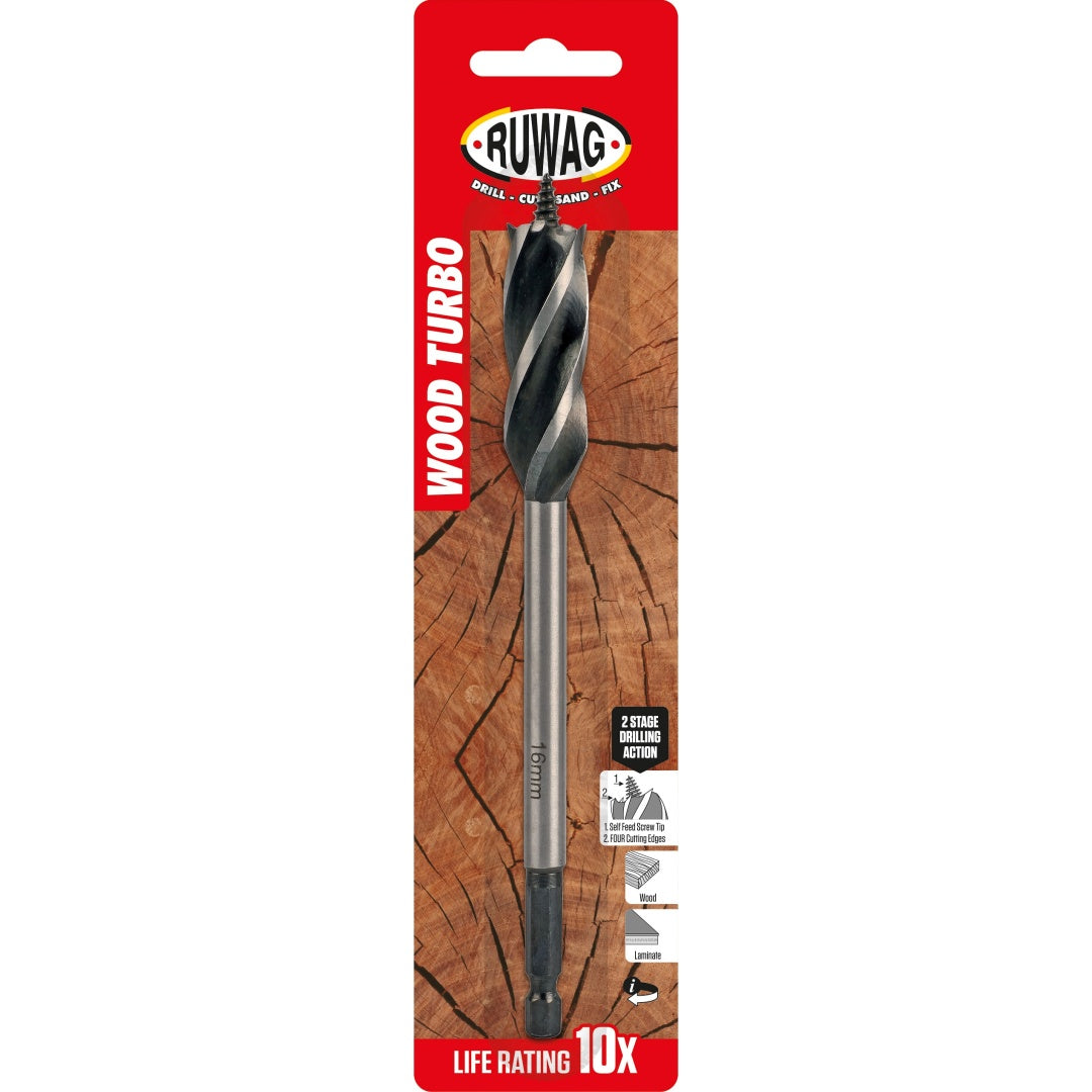 ruwag turbo wood drill bit