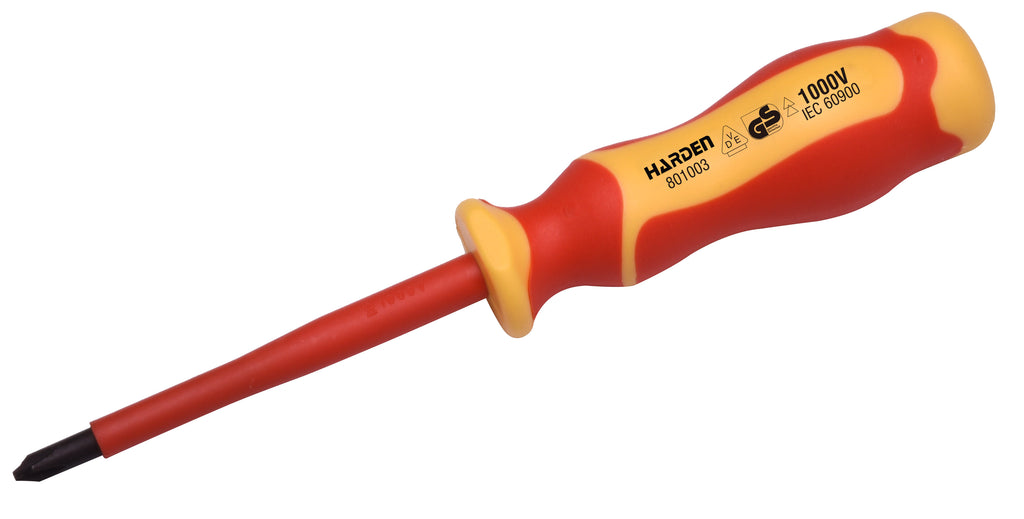 Harden 3.0x100 Insulated Slotted Screwdriver