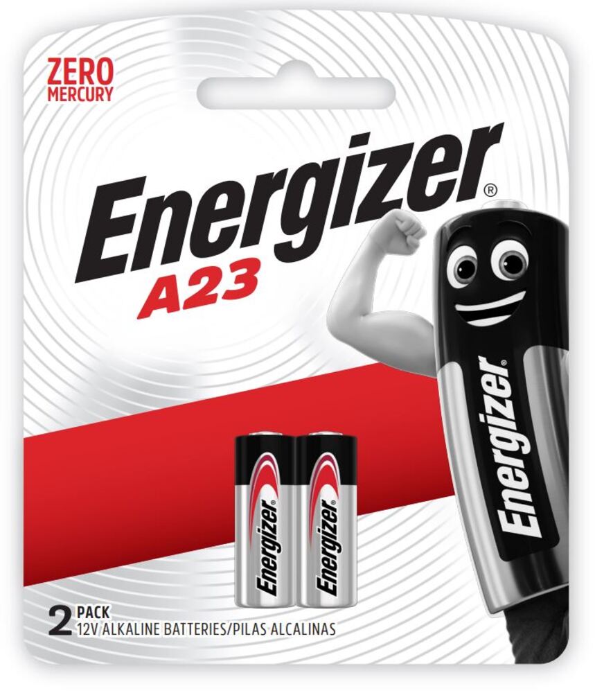 ENERGIZER 12V ALKALINE BATTERY 2 PACK: A23