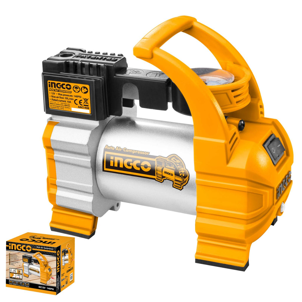 Ingco AUTO AIR COMP. 12V 140PSI 35L/MIN 10BAR