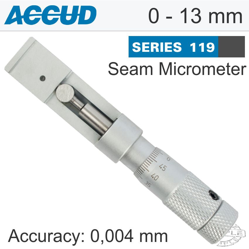 Accud CAN SEAM MICROMETER 0-13MM