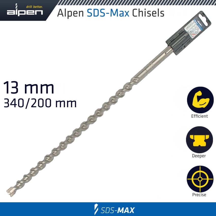 Alpen SDS MAX DRILL BIT 340X200 13MM
