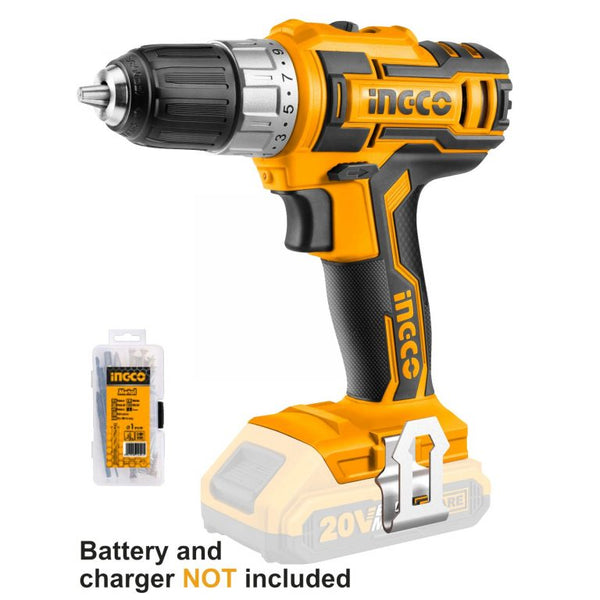 Ingco 20V Impact Drill Brushless 60Nm