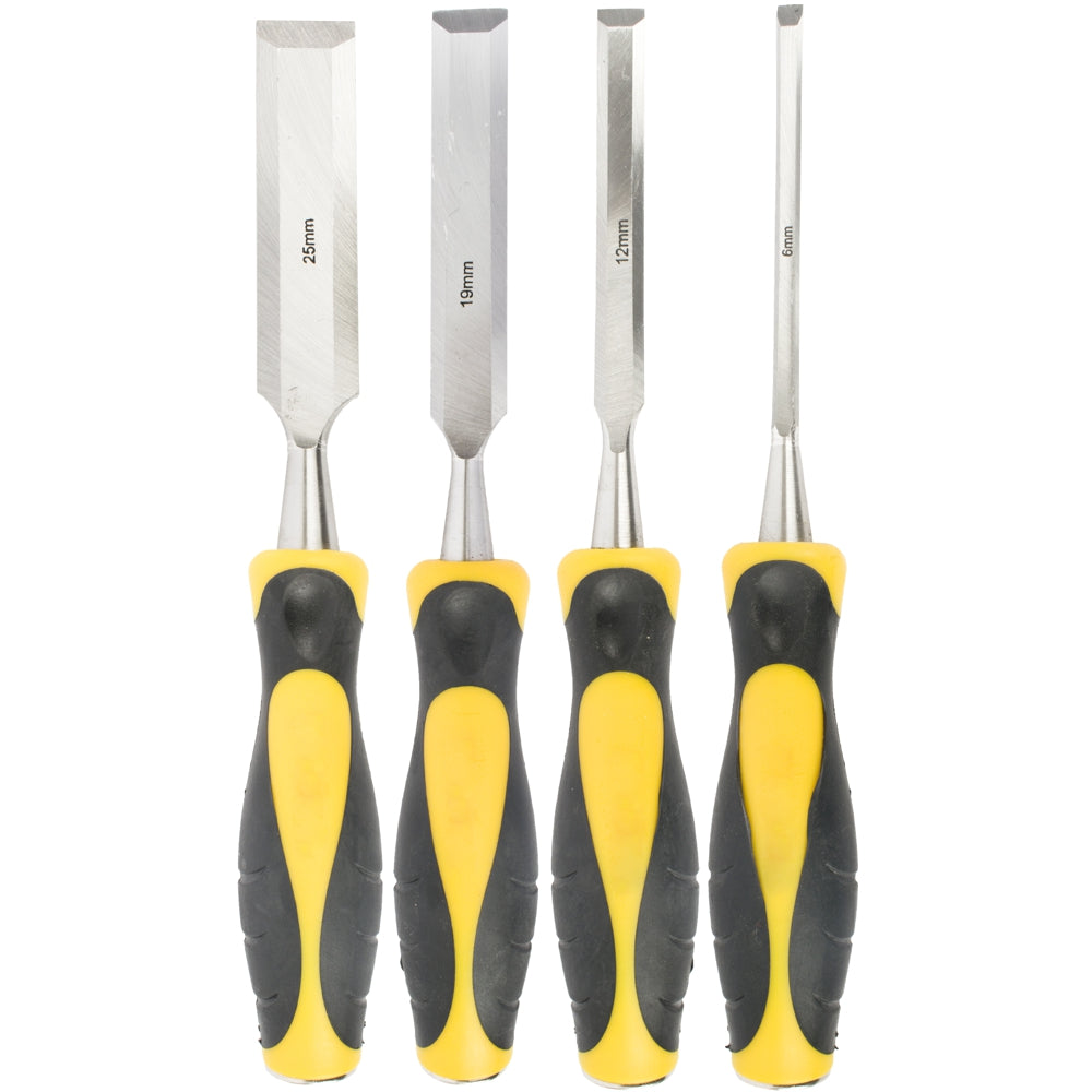 Tork Craft CHISEL SET WOOD 4 PIECE IN BLISTER