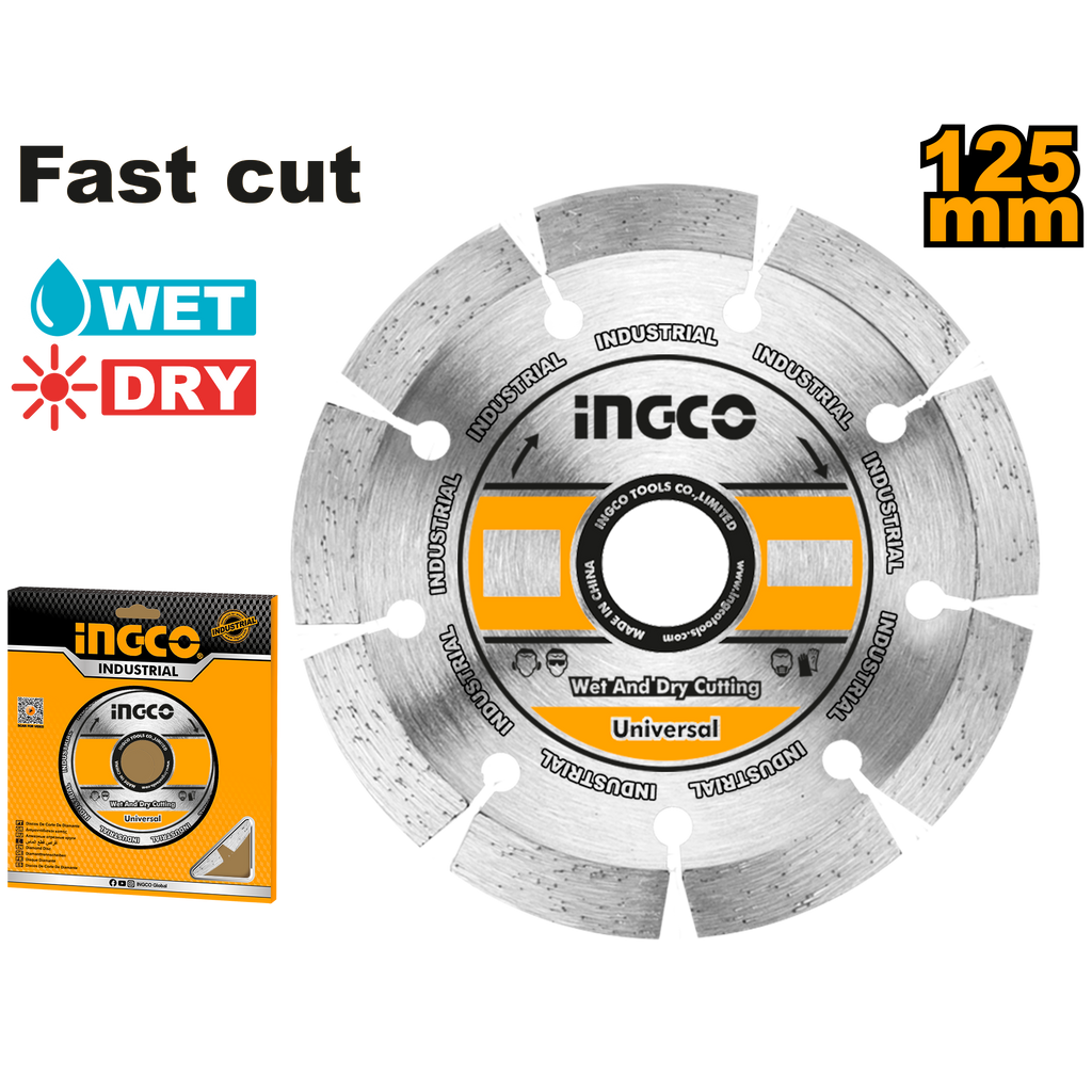 Ingco DRY DIAMOND DISC 125MM