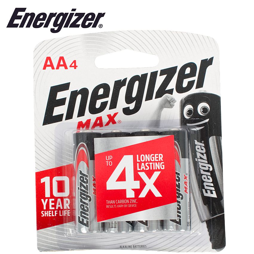 ENERGIZER MAX AA - 4 PACK