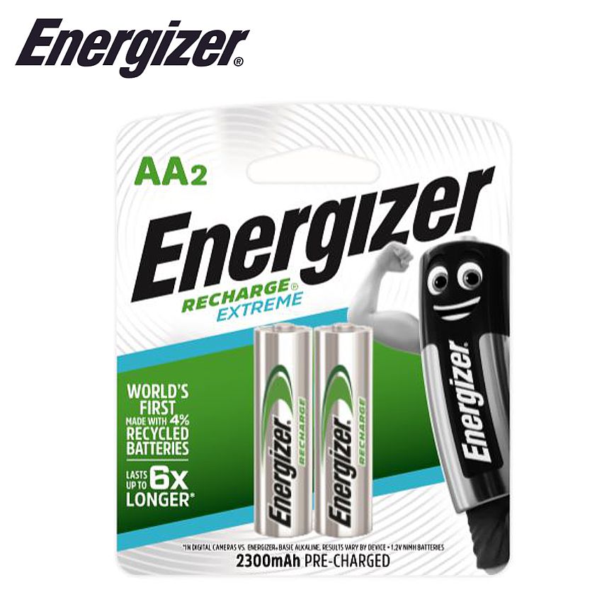 ENERGIZER RECHARGE 2300mAh  AA - 2 PACK