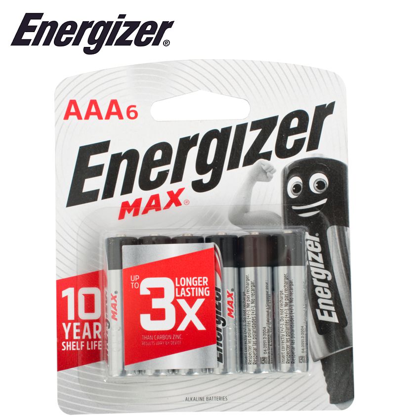 ENERGIZER MAX AAA - 6 PACK