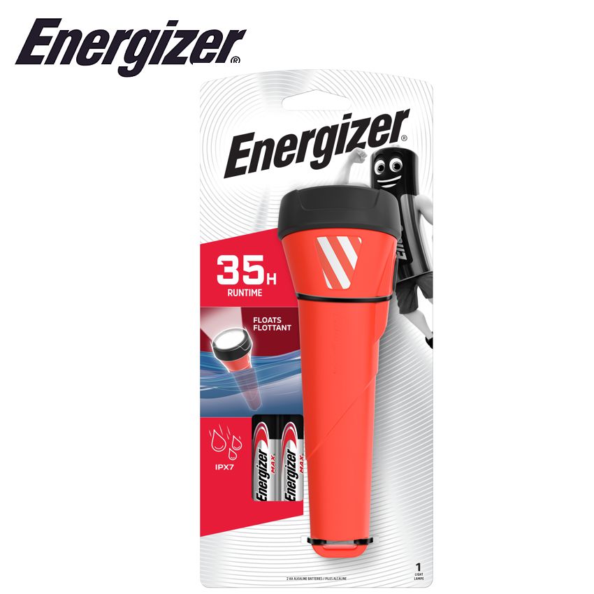 ENERGIZER WATERPROOF HANDHELD 2XAA LED 55 LUM