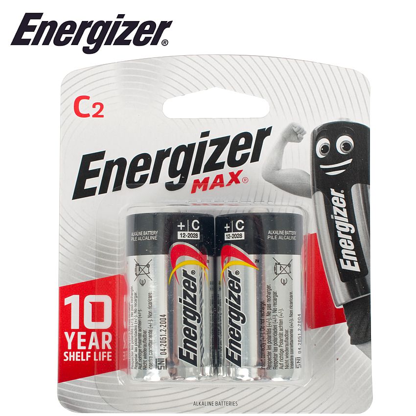 ENERGIZER MAX C - 2 PACK