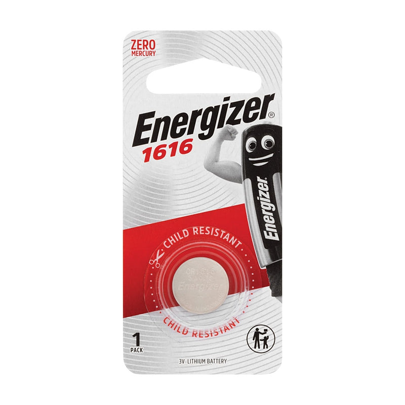 ENERGIZER 1616 3V LITHIUM COIN BATTERY (1 PACK)