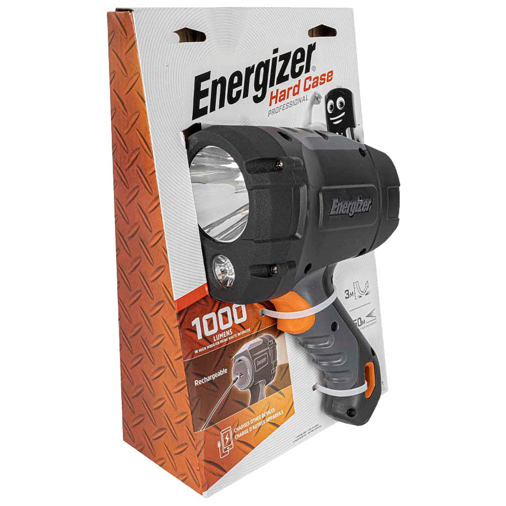 ENERGIZER HARD CASE RECHARGEABLE SPOTLIGHT 1000 LUMENS