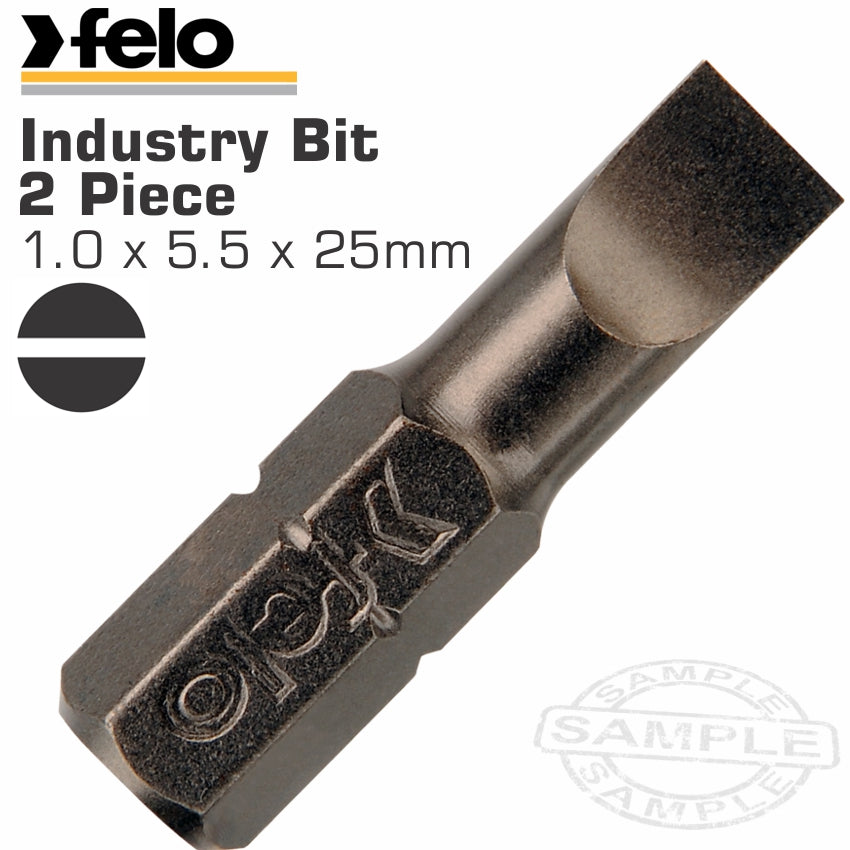 FELO SLOT SL 1.0 X 5.5 X 25MM 2PC INS.BIT