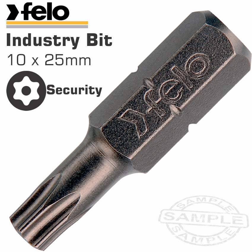 FELO TORX SECURITY TX10 X 25MM BULK INS. BIT