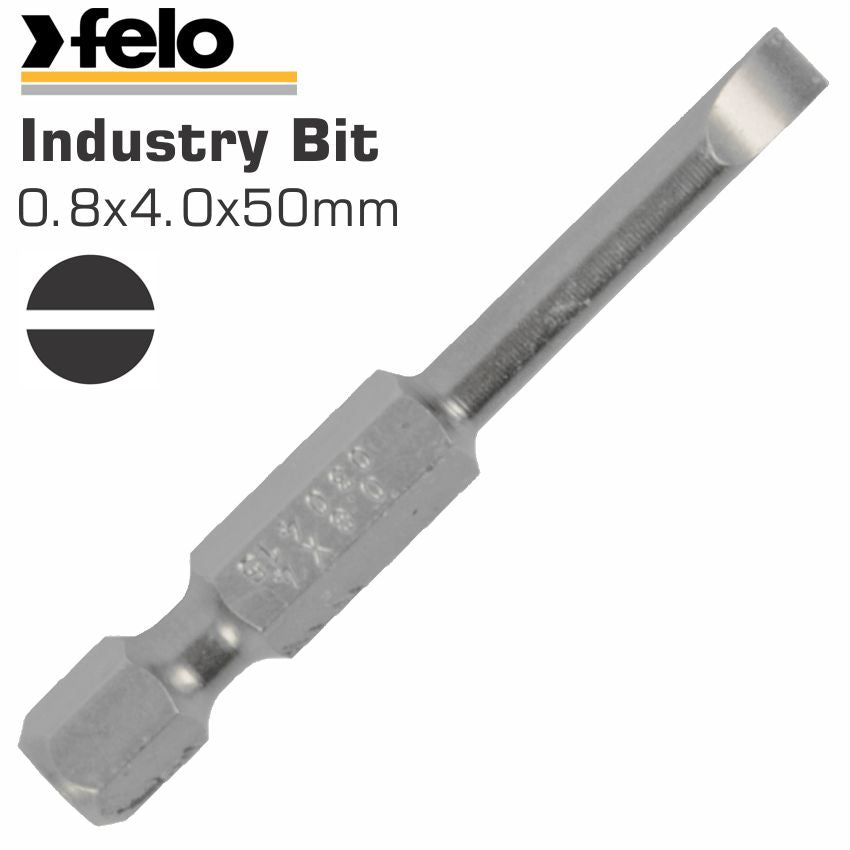 FELO SLOT SL 0.8 X 4.0 X 50MM BULK POW. BIT