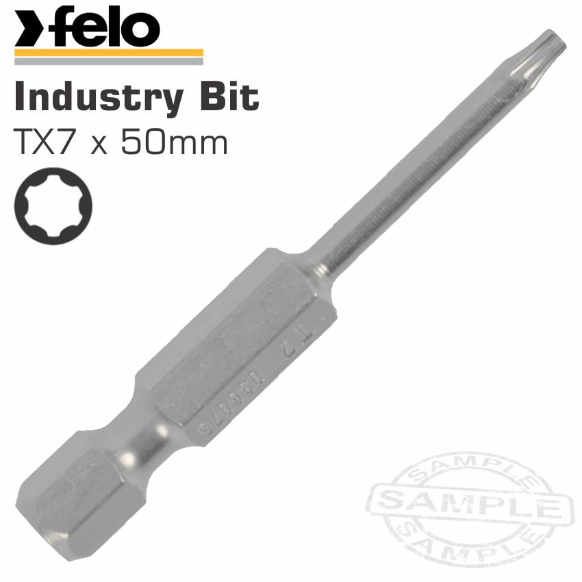 FELO TORX TX7 X 50MM BULK POWER BIT