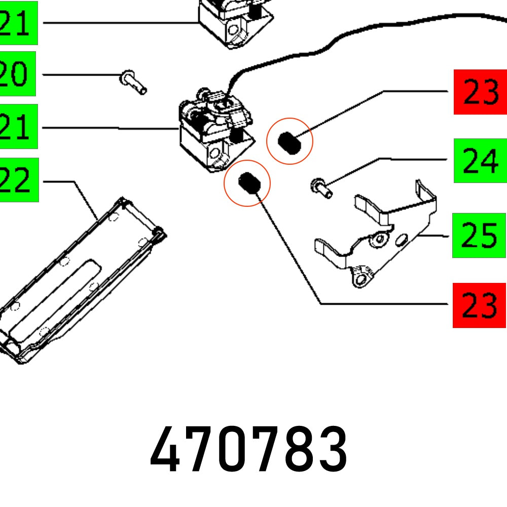 Festool COMPRESSION SPR 0,9X7,5X22 DIN 2098
